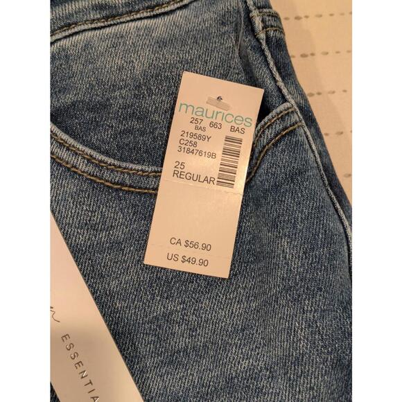 KanCan Essentials Skinny Jeans Blue Stretch Denim NWT Womens Size 25 25.29 - Picture 5 of 10